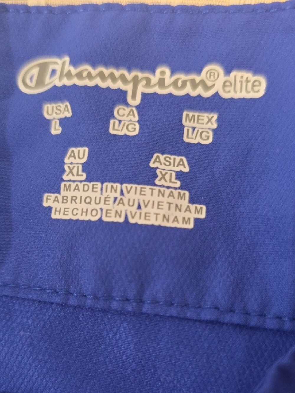 Champion Blue Track Jacket with Teal Accents - Picture 6 of 10